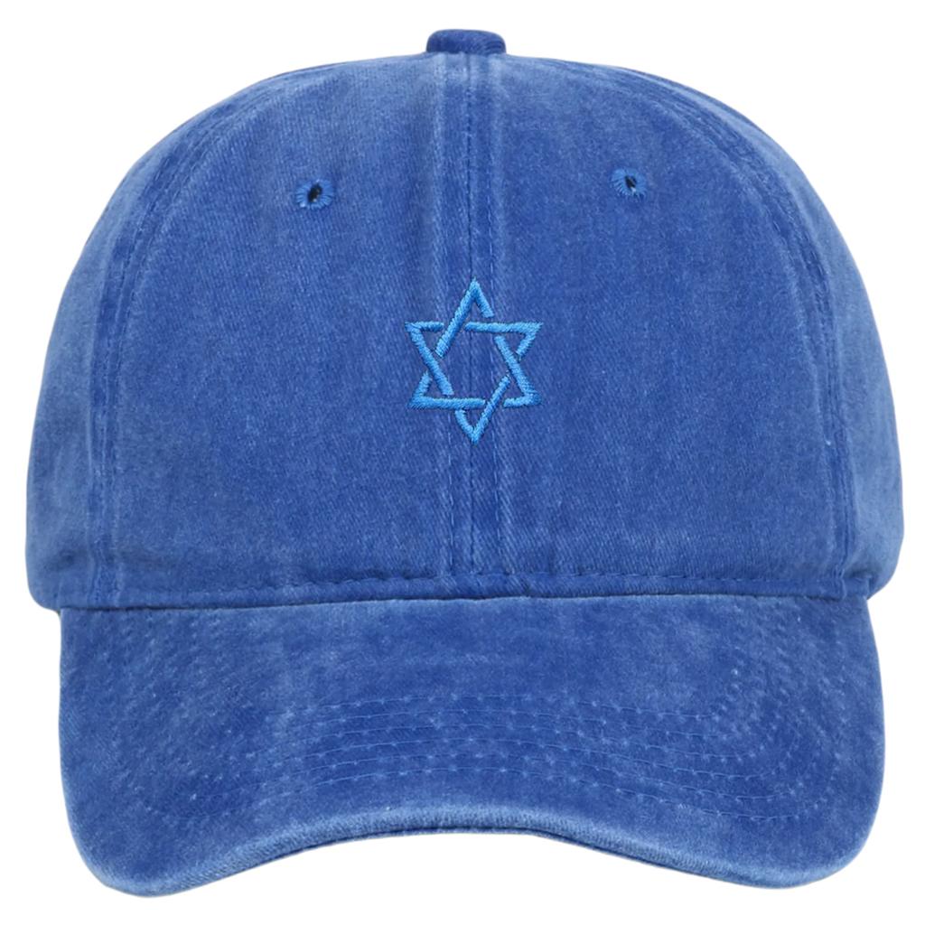 Embroidery Israel Flag Baseball Cap Washed Cotton Sunproof and Breathable for Patriotic Event and Collector Outdoor Gear