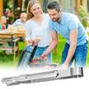 Lengthened Non Slip Stainless Steel Food Tongs Meat Bread Clip Barbecue Grill Buffet Clamp Cooking Tools Kitchen Accessories