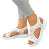 Lightweight Breathable Women Open Toe Slingback Sandals Slip On Casual Summer Shoes with Cushioned Sole and Flexible Knit Upper