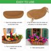 3Pcs Water-Retentive Felt Plant Pot Liners Root-Friendly Hanging Basket Liners  Garden Planters