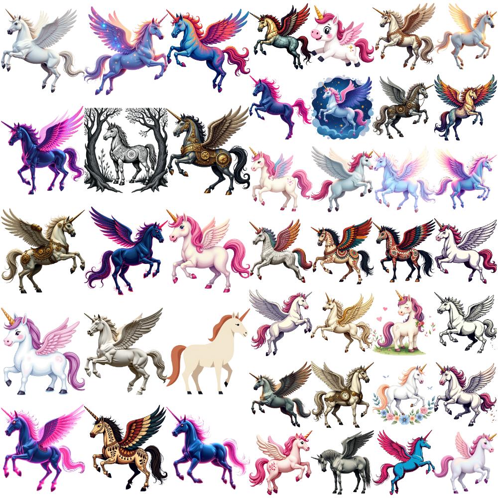 54pz Tatuaggi Temporanei Unicorno Adesivi Carini Cartone Animato Impermeabili Usa e Getta Adesivi per il Corpo Bambini Ragazzi Ragazze Body Art Tatuaggi per le Braccia