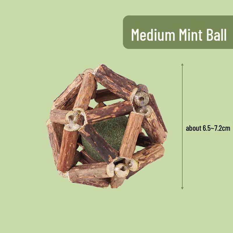 Catnip & Polygonum Teething Ball Toy for Kittens