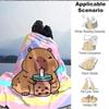 1pc Cute Capybara Blanket - Perfect Gift for Birthdays, Christmas & Halloween- Soft, Warm & Versatile yy250909131