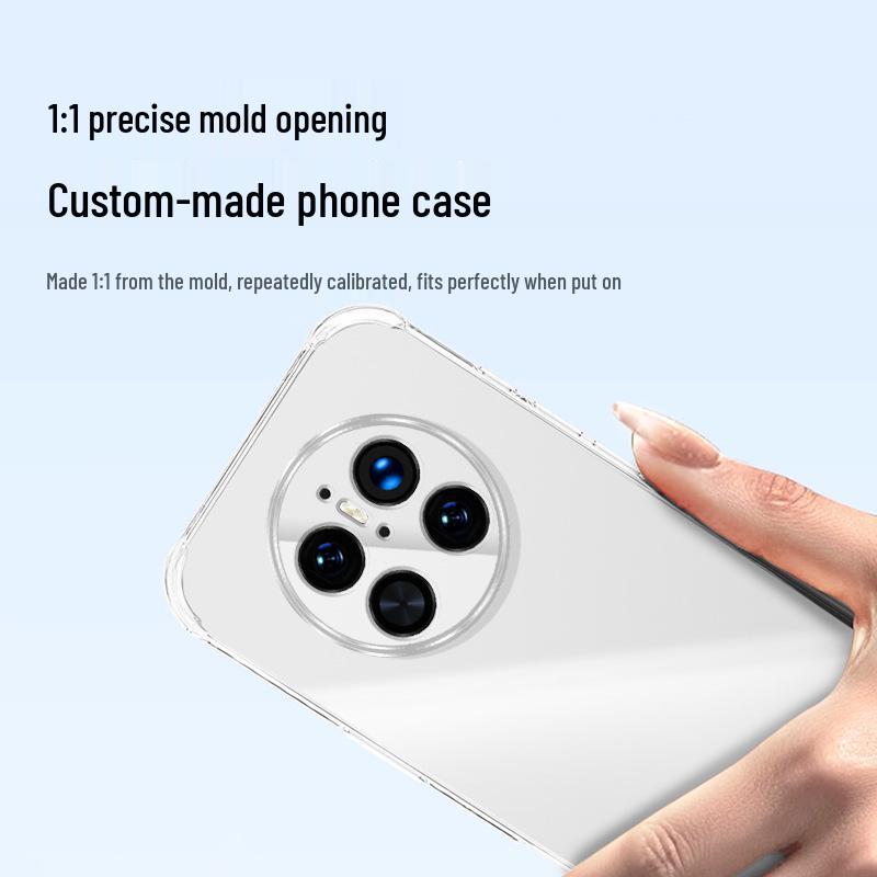 Compatible Huawei Mate70/Mate70 Pro/RS/Pro+ Airbag Transparent Phone Case