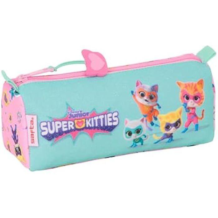 Trousse - SAFTA - SUPERKITTIES - Fermeture Éclair - Compartiment - Enfant Fille