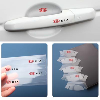 4/8 Stück Transparente Auto-Türgriff-Schutzfolien-Aufkleber für Sportage Ceed Sorento Cerato Optima Picanto Rio Soul Sonic K