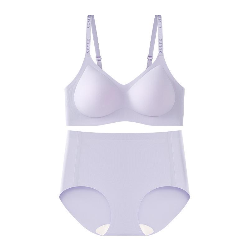 Anti-Gravity Seamless Wire-Free Support Bra with Fixed Cups & Letter Straps