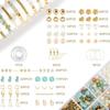 Amazonite Jewelry DIY Set: Fashion Beads for Bracelets & Necklaces