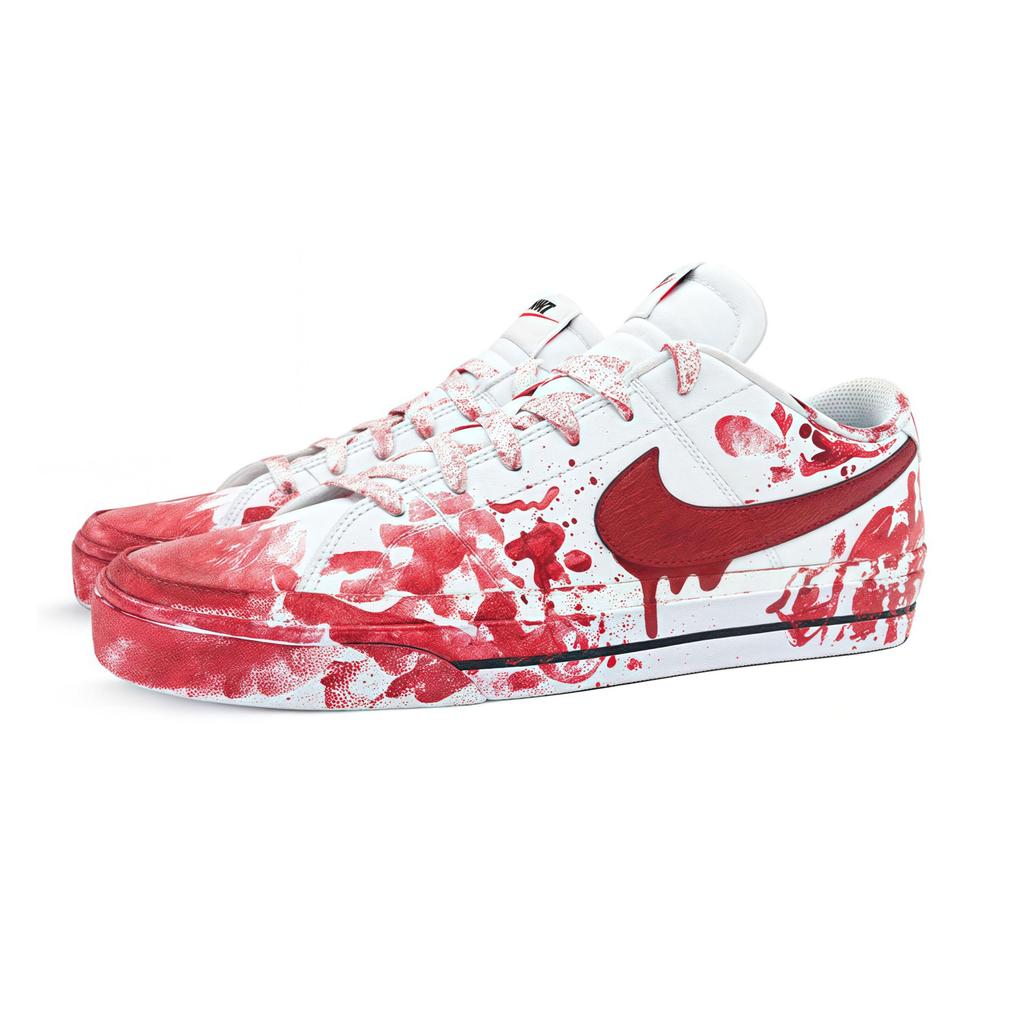 Nike Court Legacy Low Top Skateboard Shoes Unisex Red White DH3162-100(Team1036- )