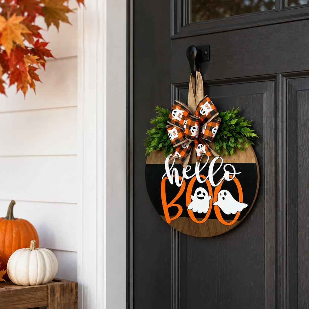 Wooden Decorative Door Sign Hanging Ornament for Home Wall Decor