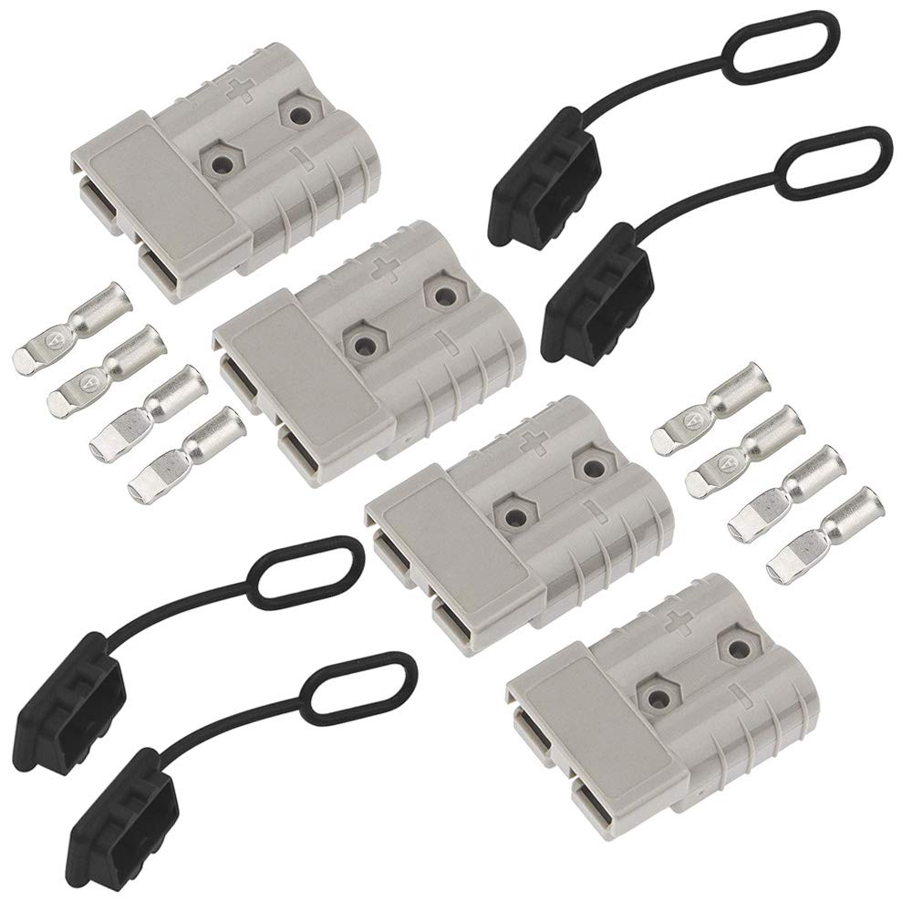 GTIWUNG 50A 600V Power Connector Forklift Connector Quick Connect Disconnect Electrical Plug for