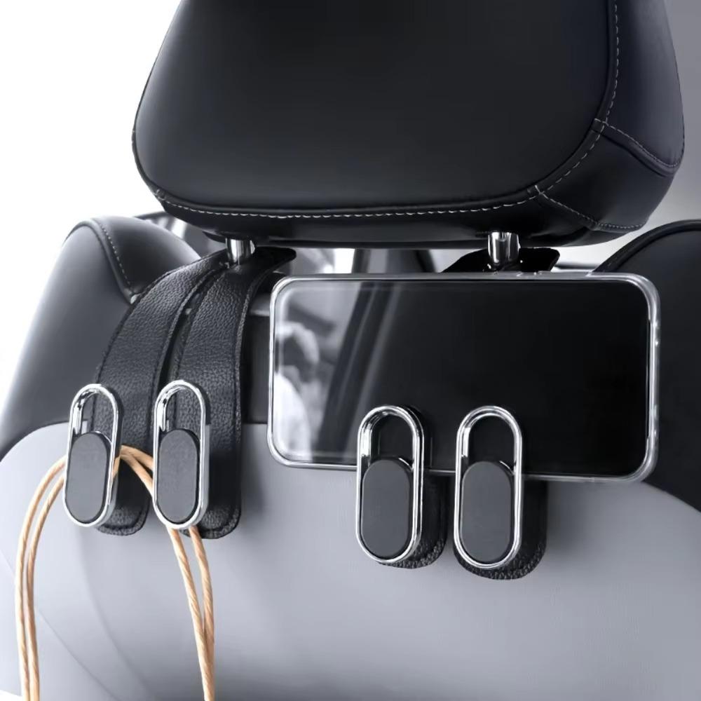 Double Hooks Car Seat Hook Leather Car Organizer Hook New Seat Back Hook  Vehicles