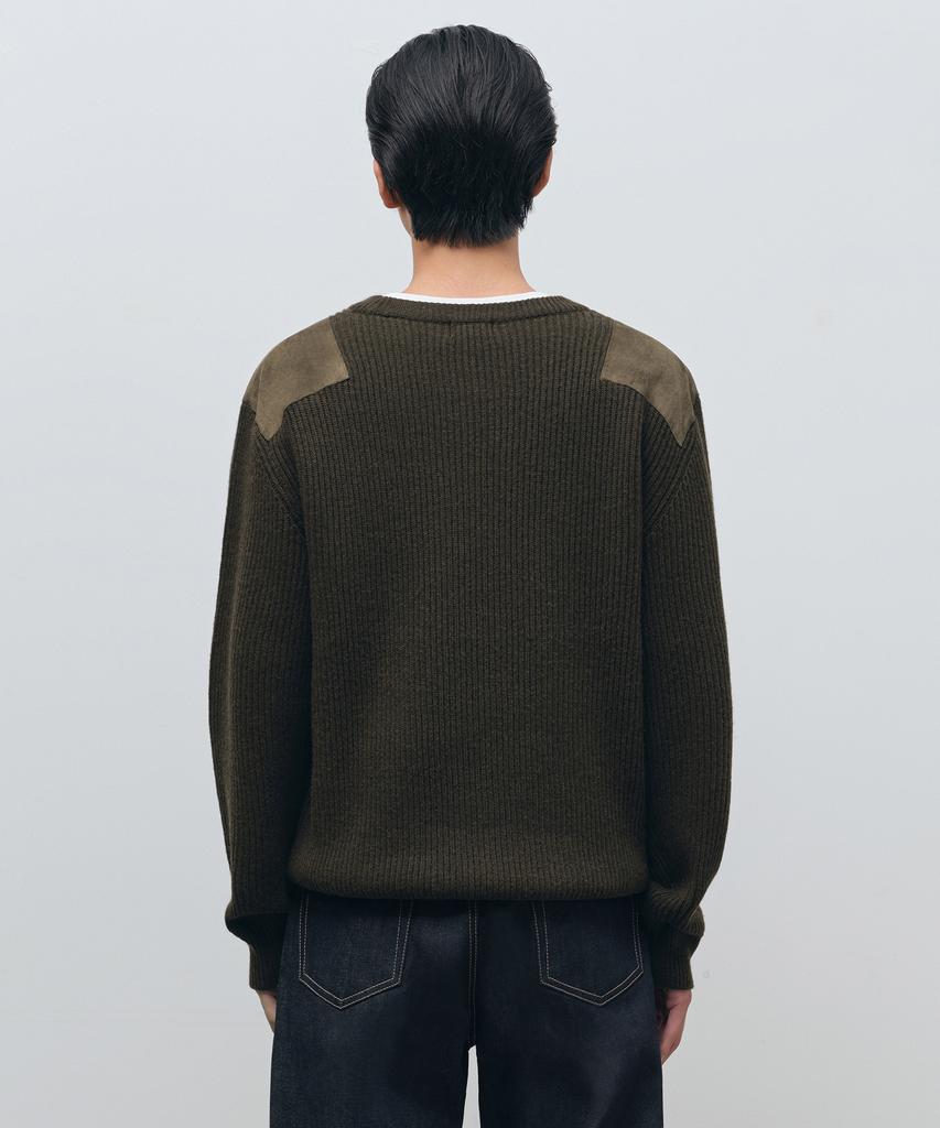 MUSINSA STANDARD Ribbed Commando Knit [Khaki]