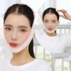 Anti-Snoring Chin Support, Mesh Chin Support, Chin Support, Face Slimming Effect, Sleep Aid, Adjustable Size, Breathable, White