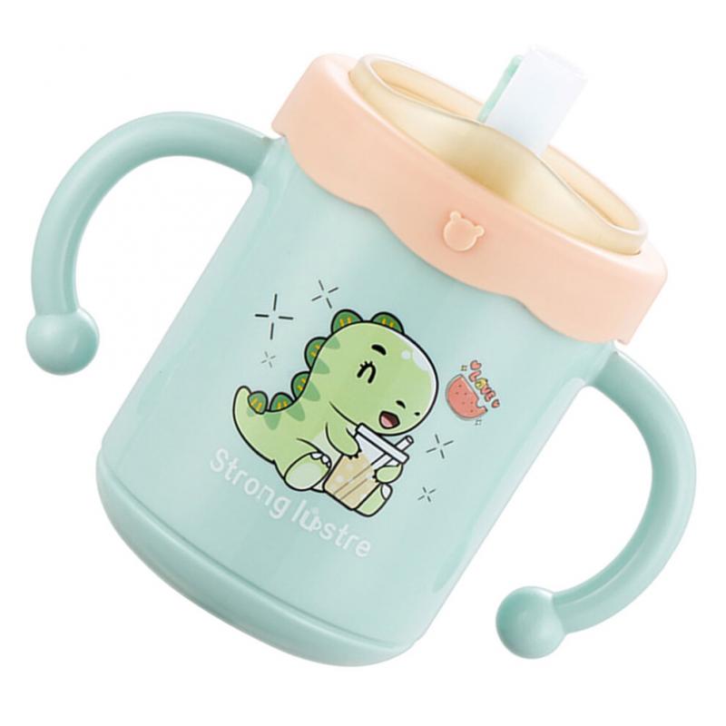 Children's Milk Cup Toddler Baby Infant Straw Kids Drinking Cups