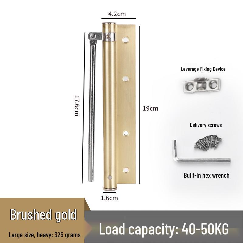 Adjustable Silent Stainless Steel Automatic Door Closer Spring for Lightweight Wooden Doors
