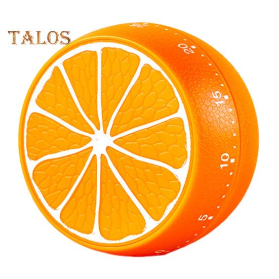 Magnetic Timer Lemon Watermelon Kitchen Cooking Timer Fruit Shaped Visual Mechanical Timer Manual Countdown Timer for Classroom Study