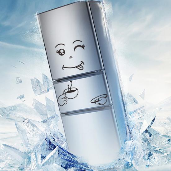Fridge Sticker Self Adhesive Eco-friendly Removable Easy To Apply Wide Application Decorative