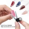 V-Shaped Design Nail Art Gel Polish Magnet French Cat's Eye Tool  Manicure Accessories