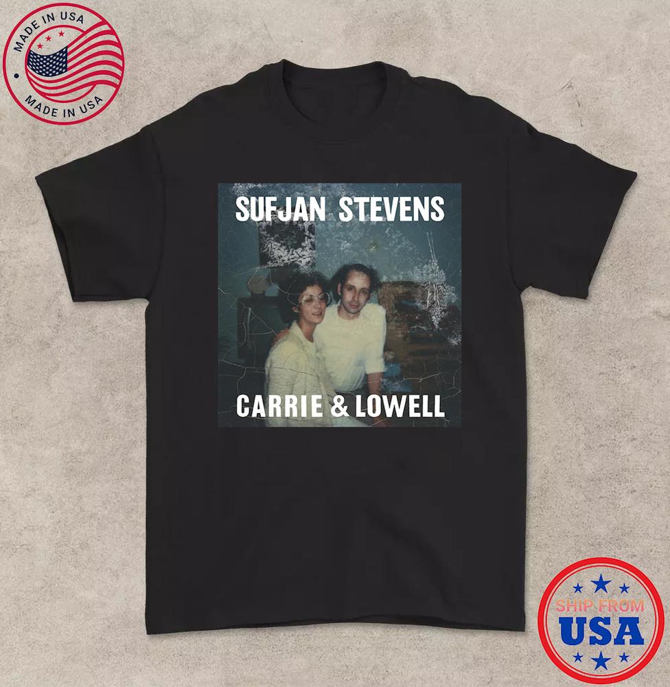 Sufjan Stevens Carrie Lowell Album Black Cotton  Size S-5XL SS646 Unisex T-Shirt XXL