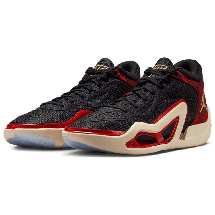 Air Jordan Tatum 1 PF Zoo Men Sneakers Black University-Red Beach DX6734-001