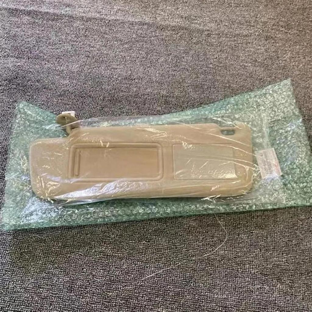 Car Sun Visor Compatible for Toyota Land Cruiser Prado 120 LC120 2003 2004 2005 2006 2007 2008 2009 Car Interior Roof Front Sunvisor(Beige Only Left)