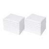 [Easy To Wash and Use for Commercial Use] 100% Cotton White Face Towel, Set of 20, 200 Momme, Soft, Medium Thickness Type 343973