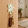No Drill Hooks for Rental Apartments Cartoon Puzzle Key Hook, Heavy Duty Traceless Plastic Wall Hanger, Hangers Space Saving Self Adhesive