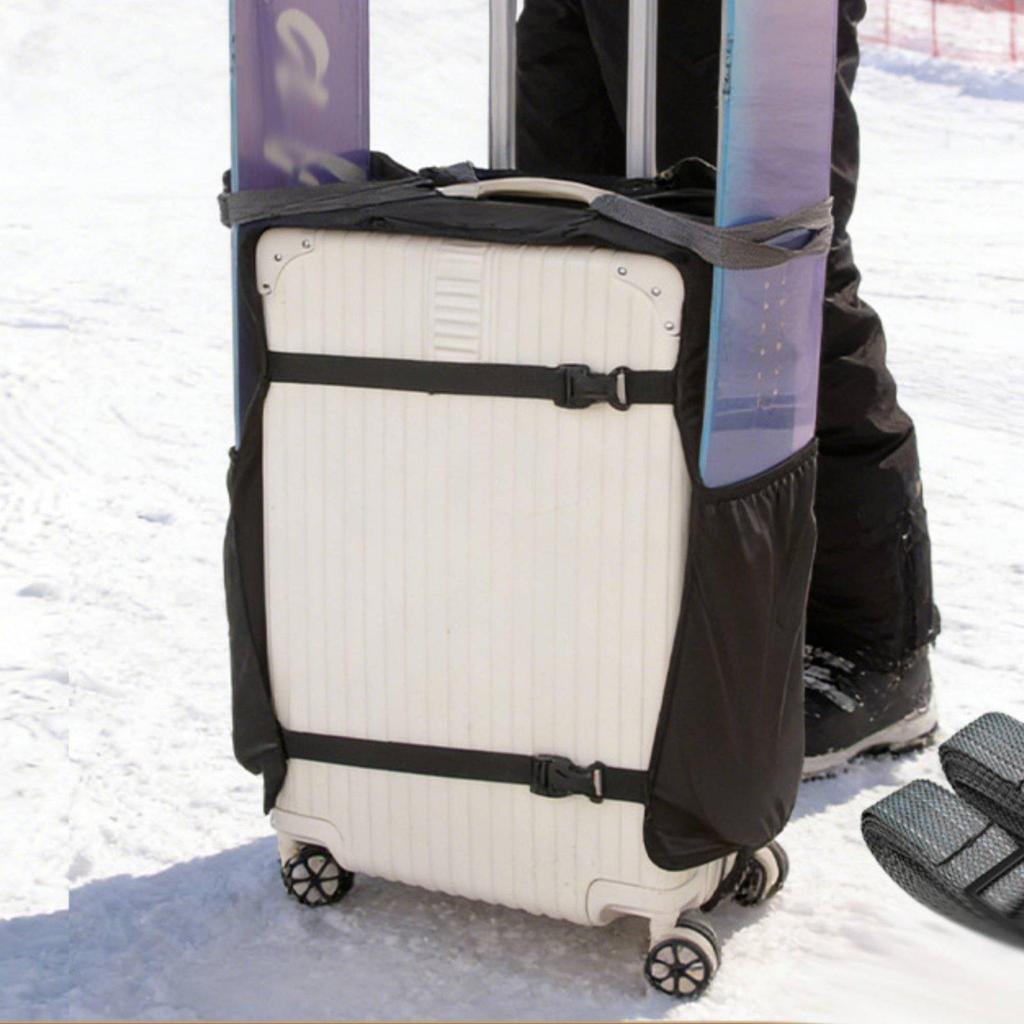 Ski Board Protection Cover Long-Lasting Travel Bag Spacious