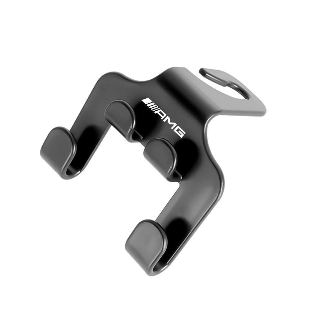 OZQU2 Car Seat Back Hook Organizer Holder Storage Hanging Clips For Mercedes Benz AMG W166 GLE C167 B E A C Class W205 W176 W213 GLC