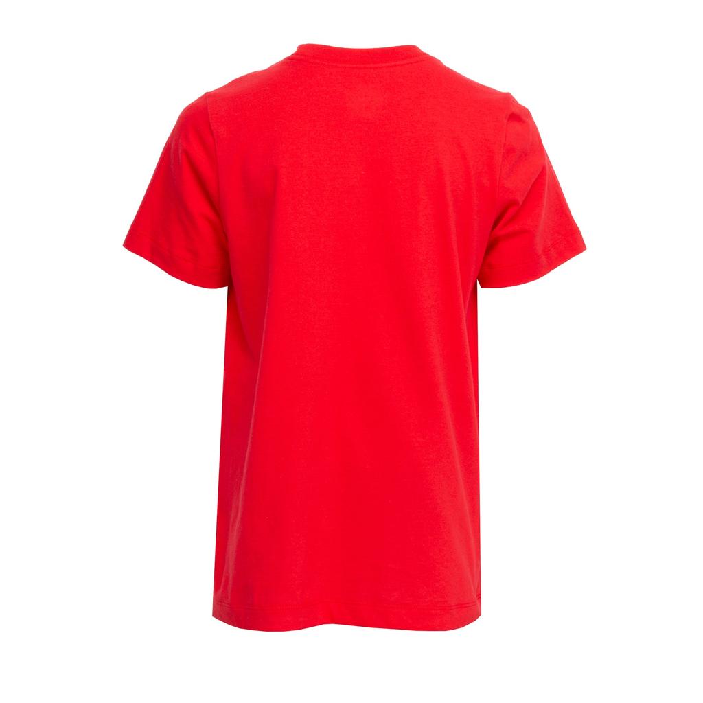 Nike Sportswear Logo Embroidered Crew Neck Short Sleeve T-Shirt Kids Tops University-Red AR5254-657