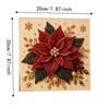 DIY Craft Kit Christmas Diamond Collage 2D Flat Beaded Picture  Christmas Decoration
