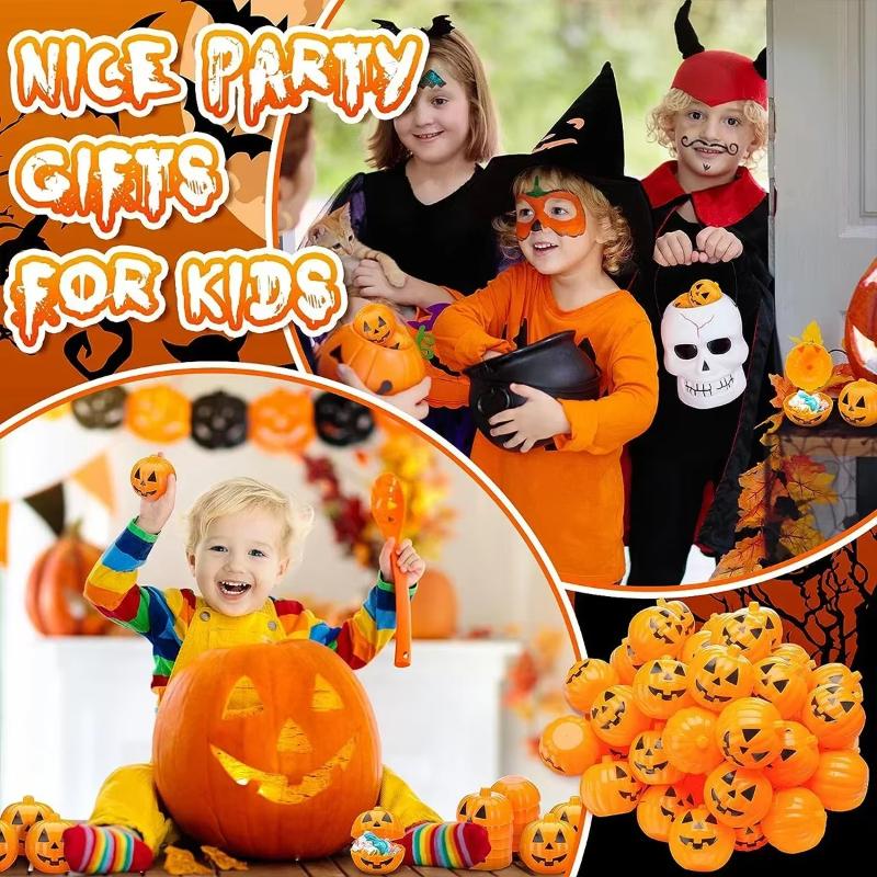 20/40Pcs Halloween DIY Packaging Container Boxes for Halloween Party Halloween Pumpkin Shaped Candy Treat Boxes Gifts Boxes