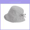 Summer Japanese Checkered Fisherman Hat With Sun Protection And Breathable Polyester For Casual Wear
