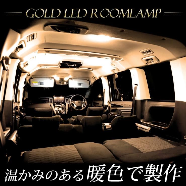 YOURS LED Room Lamp Set for Mitsubishi Delica 2019 and Clean Diesel Vehicles LED Interior Light with Brightness Custom Parts M D5 (February Later)