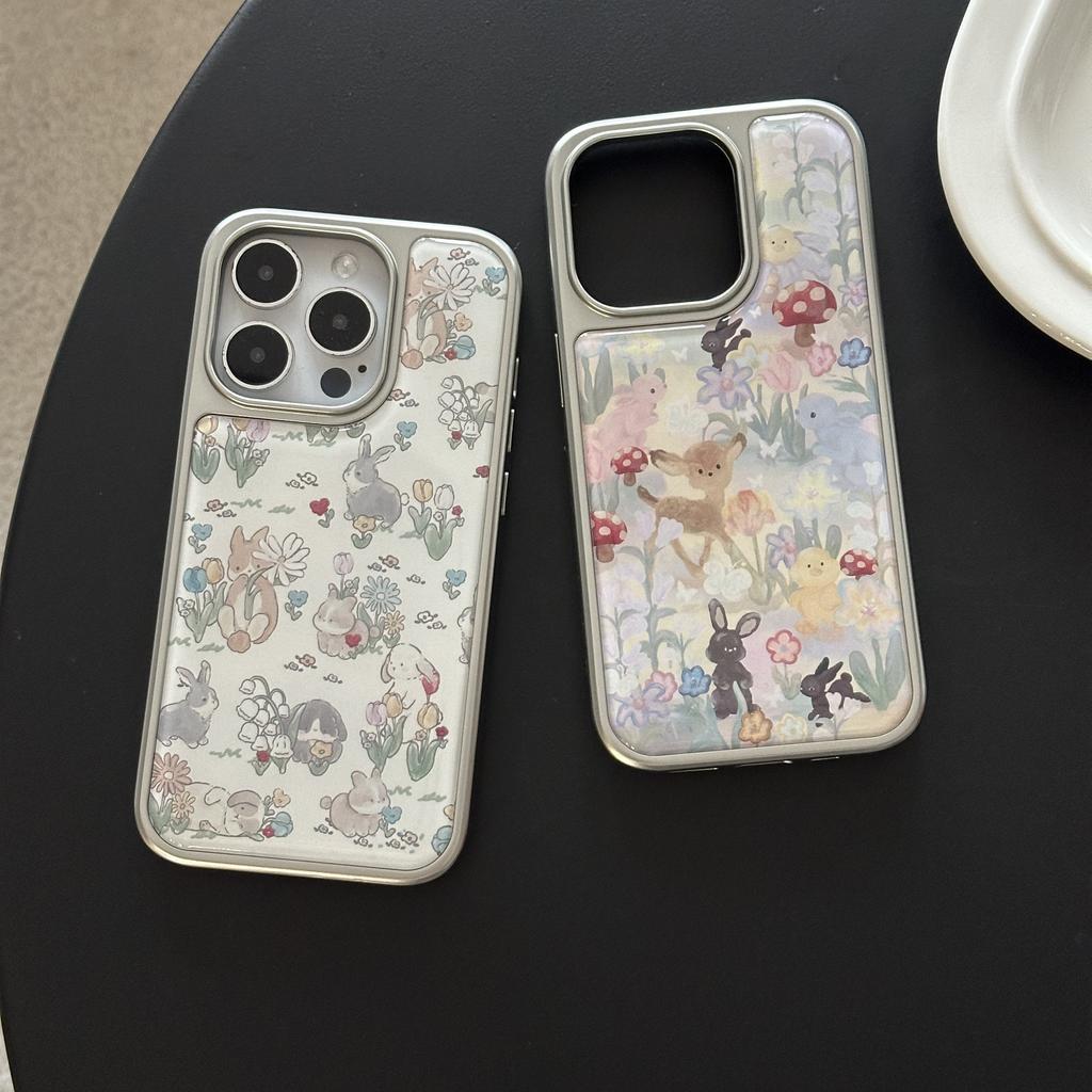 INS Cute Animals Print Phone Case for iPhone 17 16e 16 15 14 13 12 11 Air Pro Max X XR XSMAX 8 Plus Luxury Clear Soft Back Cover