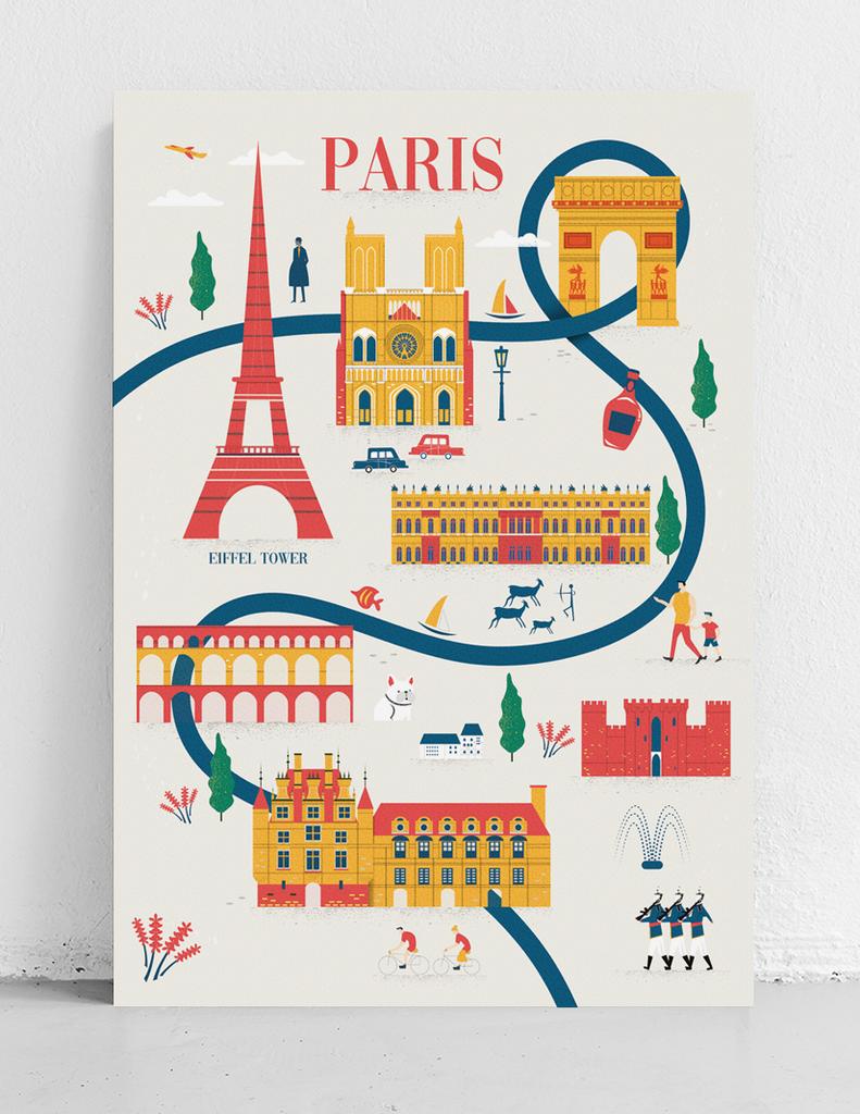 Poster Illustration Paris