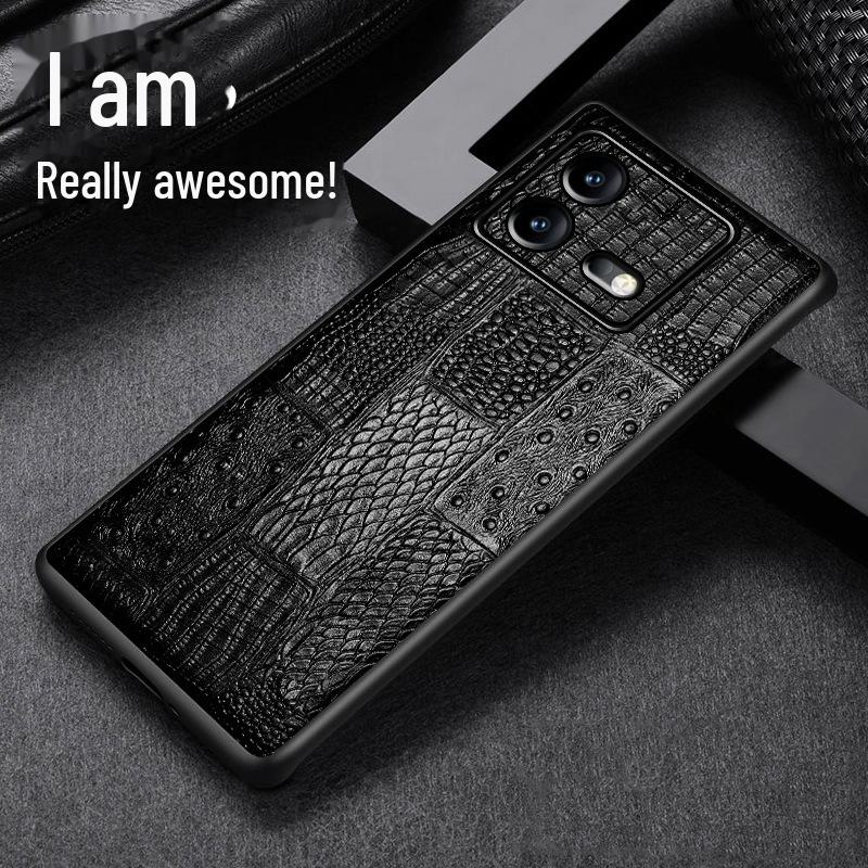 Schutzhülle aus echtem Leder für iQOO Neo8 Serie