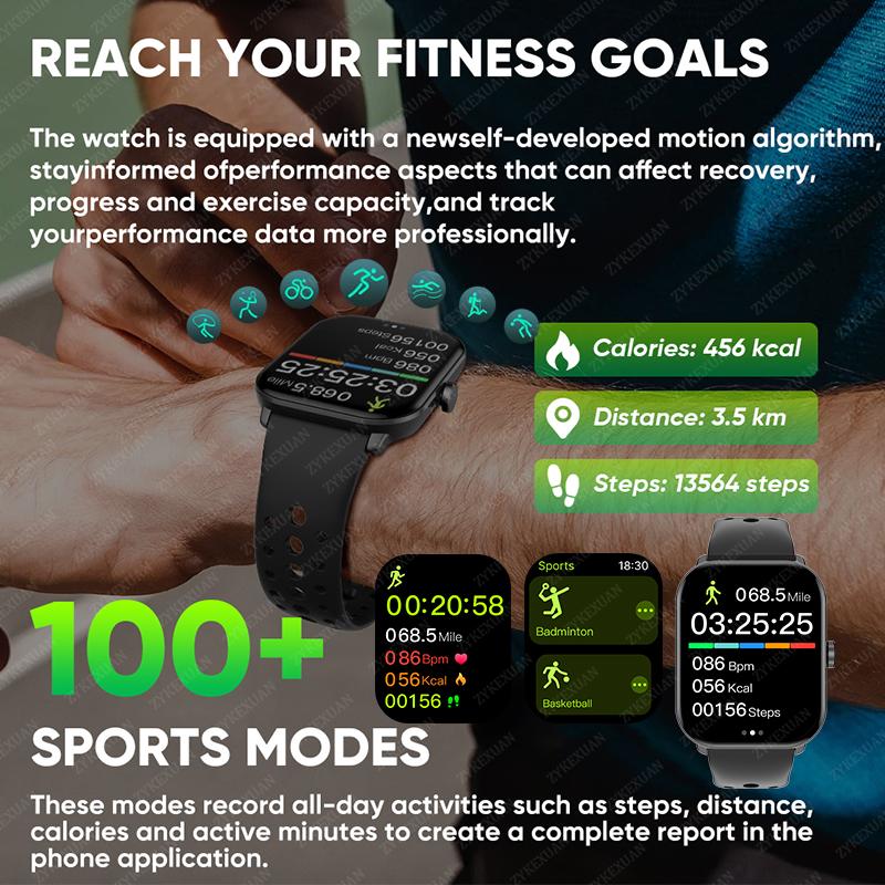 New Watch 5 Smart Watch Women AMOLED Screen Fitness Tracker Heart Rate ECG Waterproof GPS Track Call Smartwatch For iOS Android