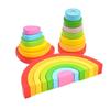 Rainbow Educational Toys Set: Enhance Color Recognition & Hand-Eye Coordination. CPC/CE Certified.
