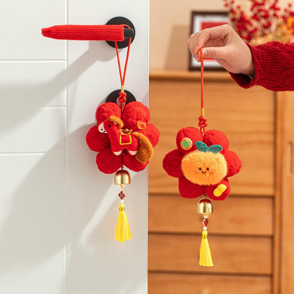 Year Of The Horse Plush Hanging Decorations For Festive Doorway Celebration