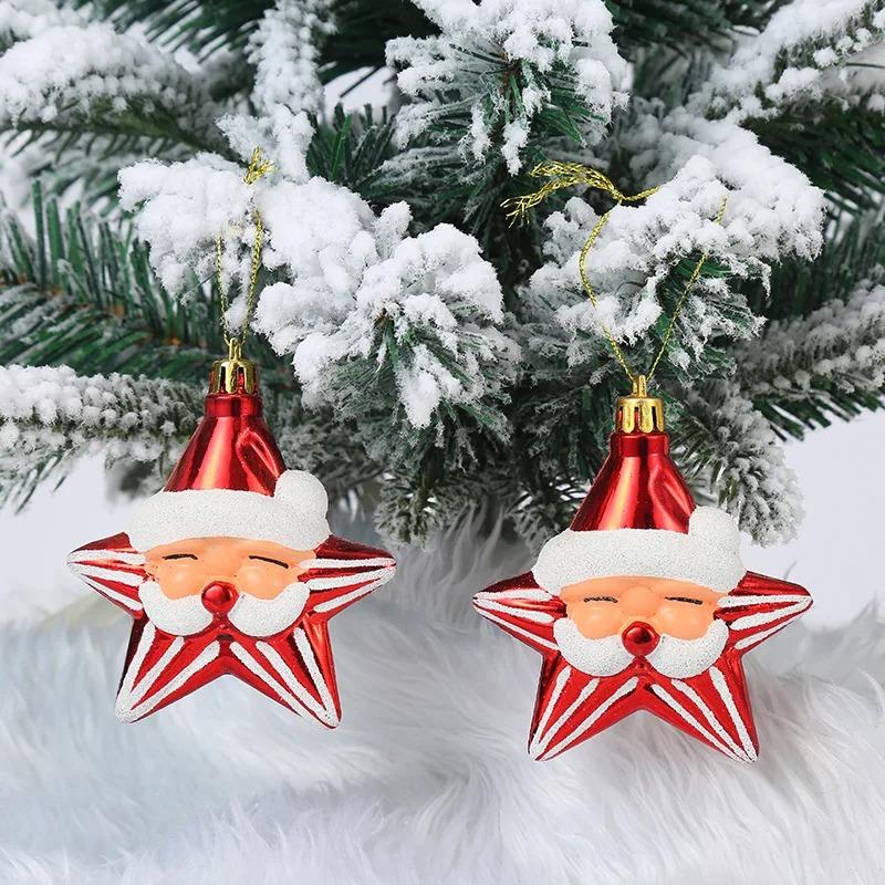 2pcs/set Christmas Tree Hanging Ornament Red White Candy Cane Pendant Navidad Home Xmas Gifts New Year Christmas Decor 2026