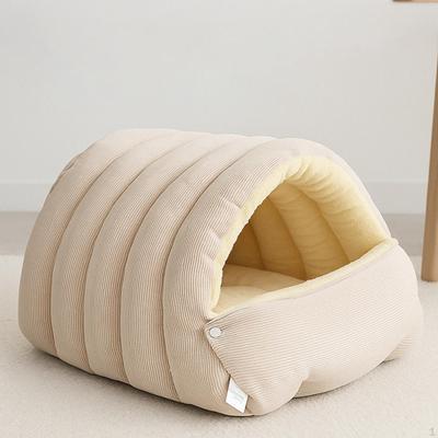 Pet Cave Soft Convenient Washable Cat Shelter Gifts Comfortable Bed Supplies PP Cottons Multi