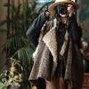 Johnature Women Vintage Print Floral Vests Coats Spring Chinese Style Warm Belt Female Coats