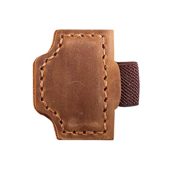 Personalized Magnetic Bookmark Faux Leather Page Holder with Pen Clip Retro Logo Bookmark for Journals Notebooks Book