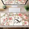 XXL Kawaii Panda HD Printing Mouse Pad Large Computer Office Game Table 400x900mm Mat Rubber carpet Anti-slip Keyboard Desk Pads