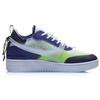 Li Ning CF Slip Resistant Cushioning Low Top Skateboard Shoes Men's White Blue AGCP293-3