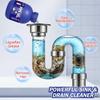 Heavy-Duty Drain Unblocker Gel For Kitchen Sinks Showers & Pipes,Fast Clog Removal,Unclog Drains, Dissolves Hair Grease