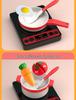 Children's Play Kitchen Set: Cooking & Cutting Toy with Vegetables for Boys & Girls