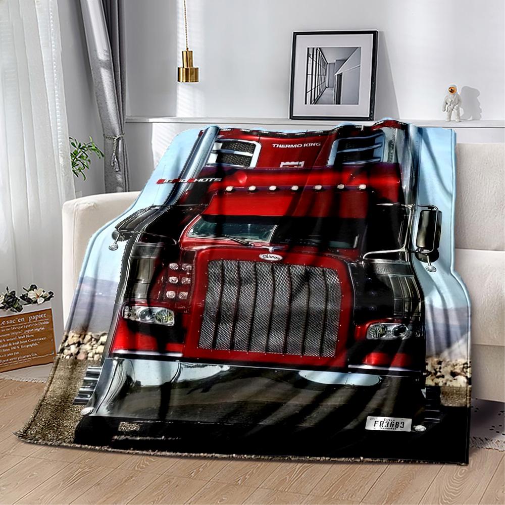 Kw Heavy Trucks Blanket Comfortable Great For Bed Picnics Chair For All Occasions Digital Print Gift For Travel Home Birthdays